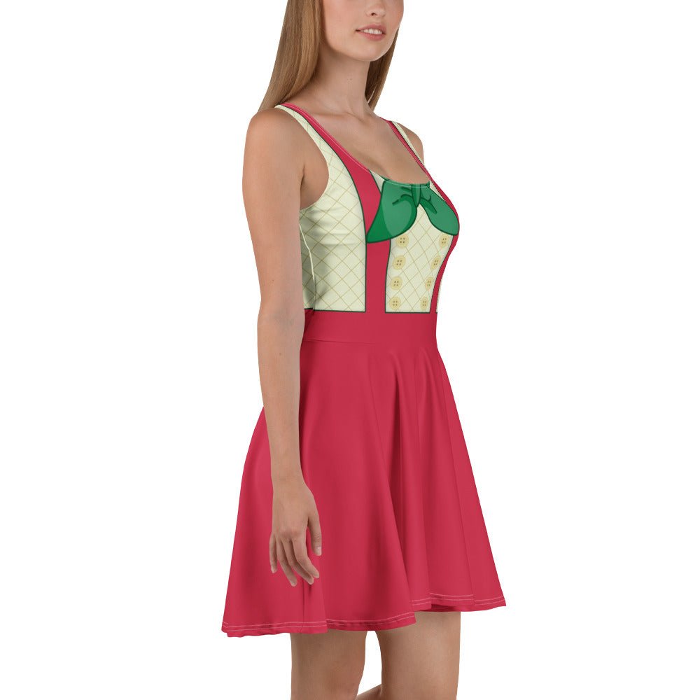 Dale Very Merry Party Skater Dress - holiday themed party dress boundingchip and daleWrong Lever Clothing