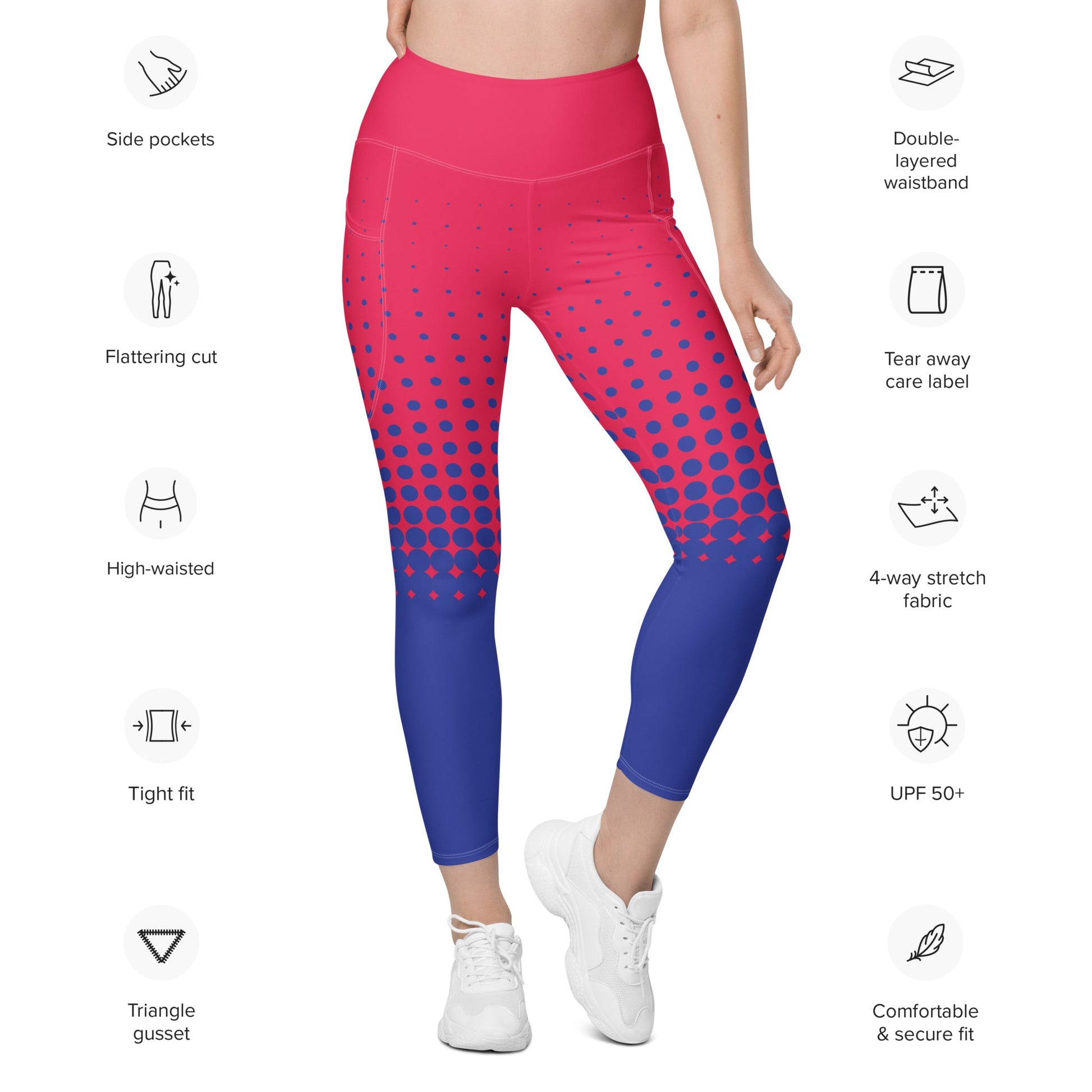 Destiny Superhero Leggings with pockets - park hopping, cruise ship, cosplay, bounding adult disneycosplayAdult LeggingsWrong Lever Clothing
