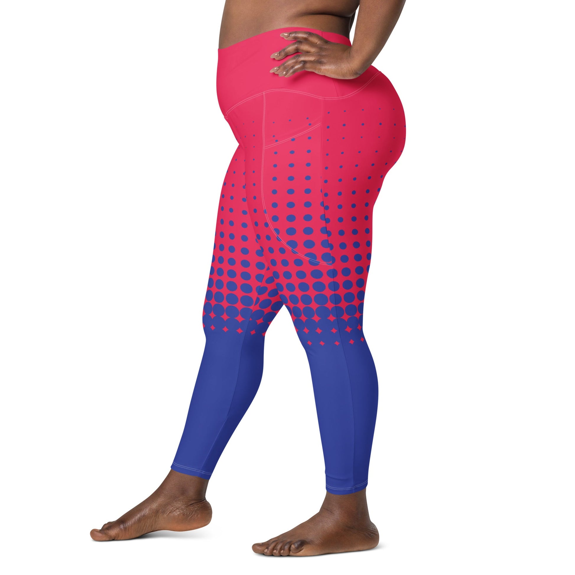 Destiny Superhero Leggings with pockets - park hopping, cruise ship, cosplay, bounding adult disneycosplayAdult LeggingsWrong Lever Clothing