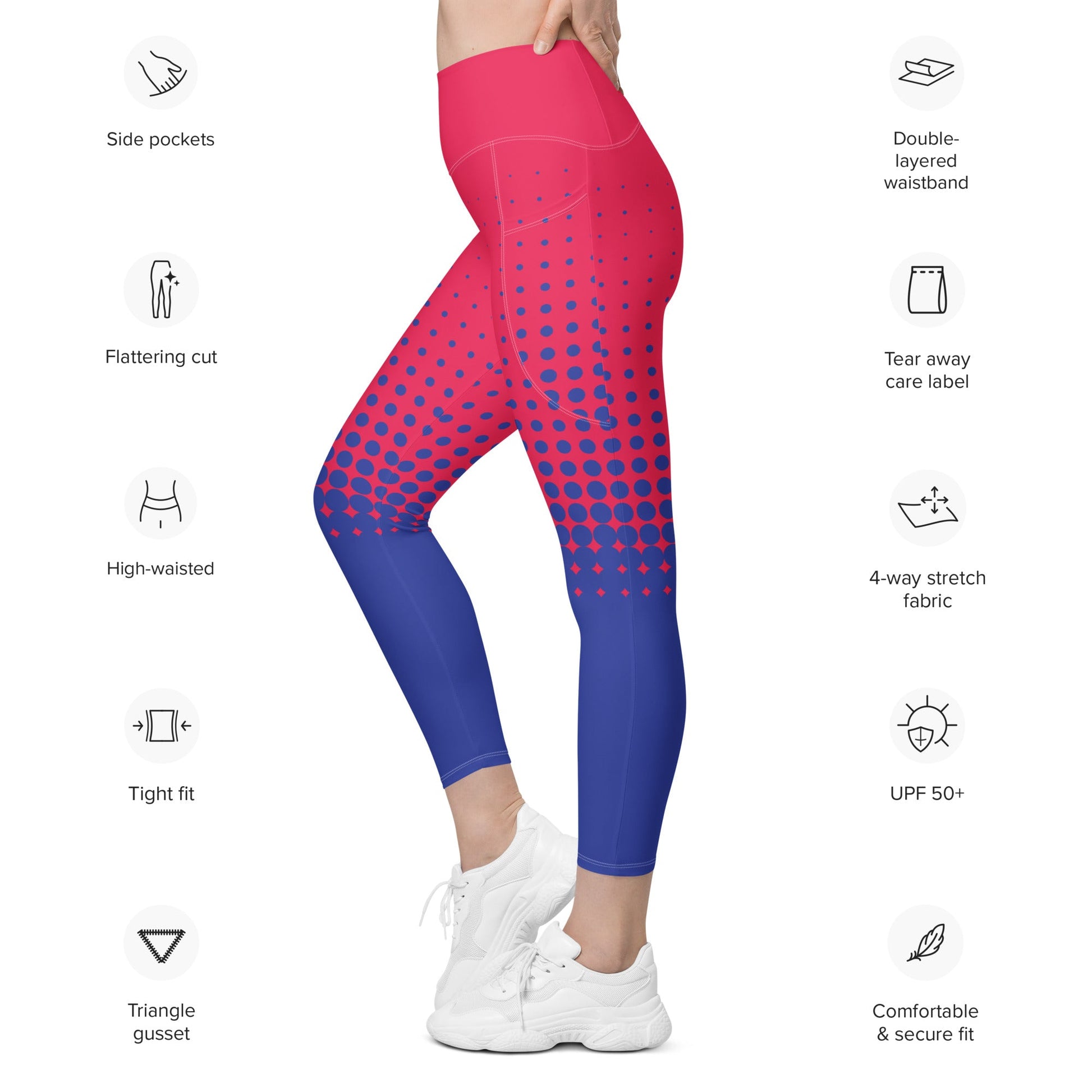 Destiny Superhero Leggings with pockets - park hopping, cruise ship, cosplay, bounding adult disneycosplayAdult LeggingsWrong Lever Clothing