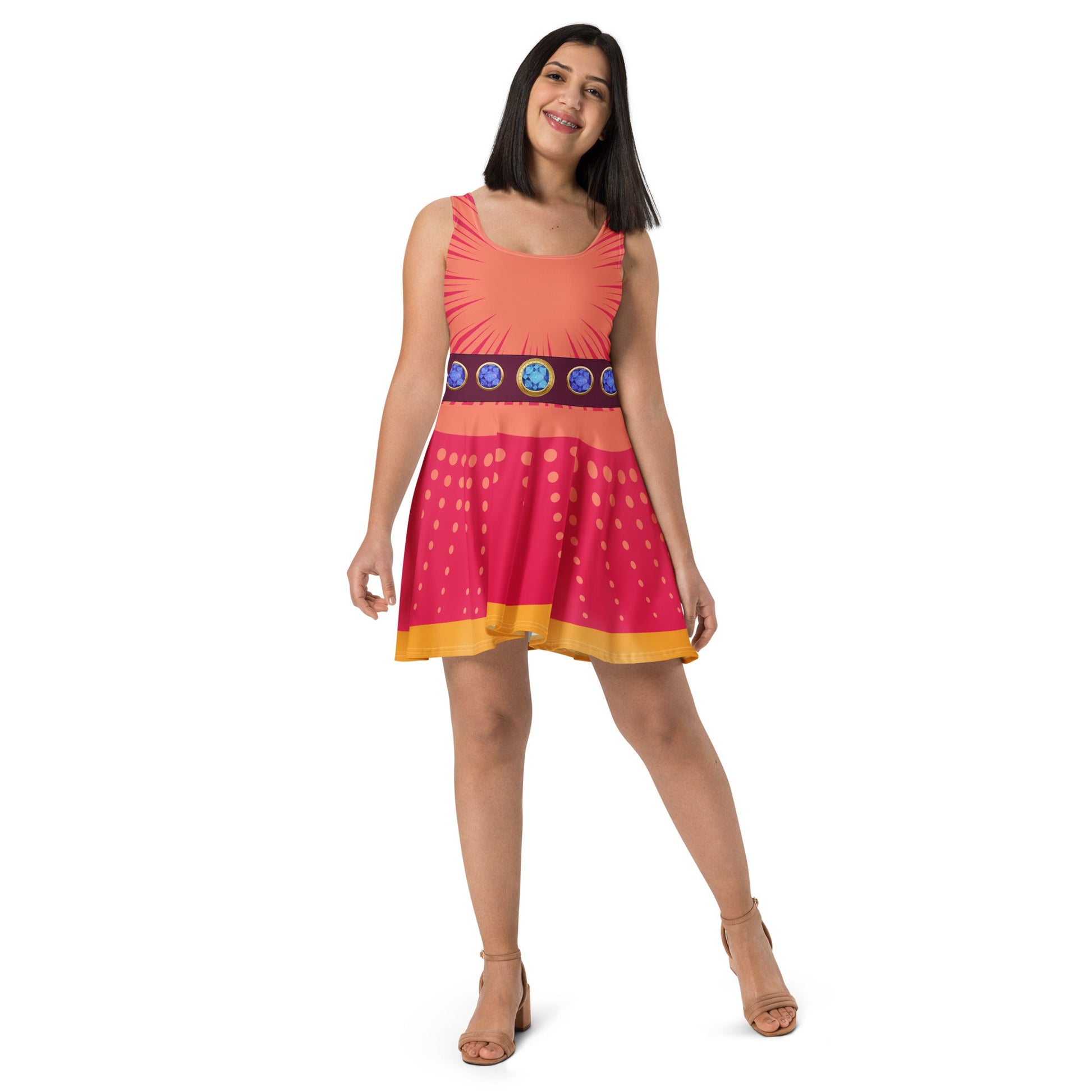 Destiny Superhero Skater Dress adult disneydisney adultSkater DressWrong Lever Clothing