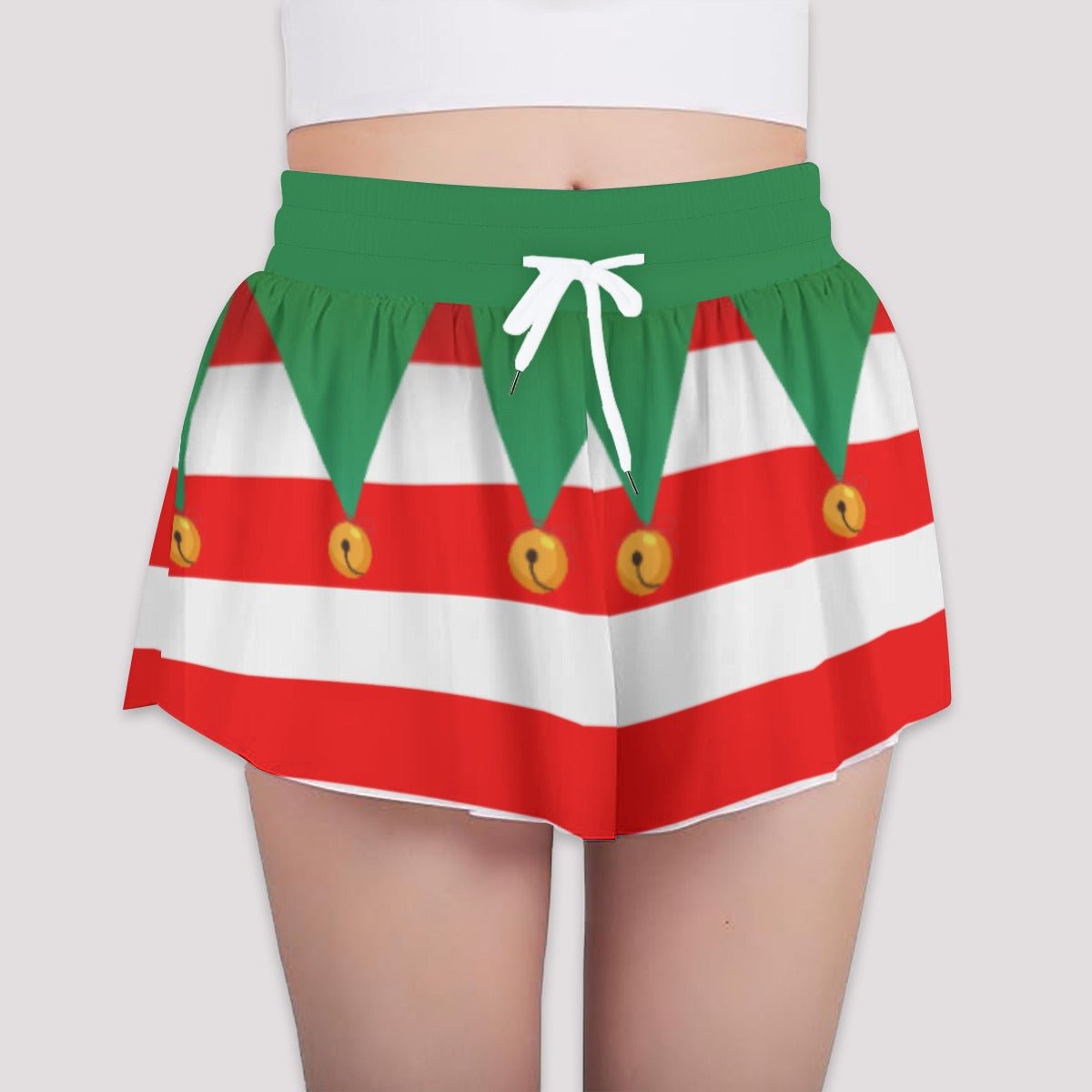 Elf Butterfly Shorts – Whimsical Holiday Shorts, Festive Elf Outfit Bottoms christmaschristmas elfWrong Lever Clothing