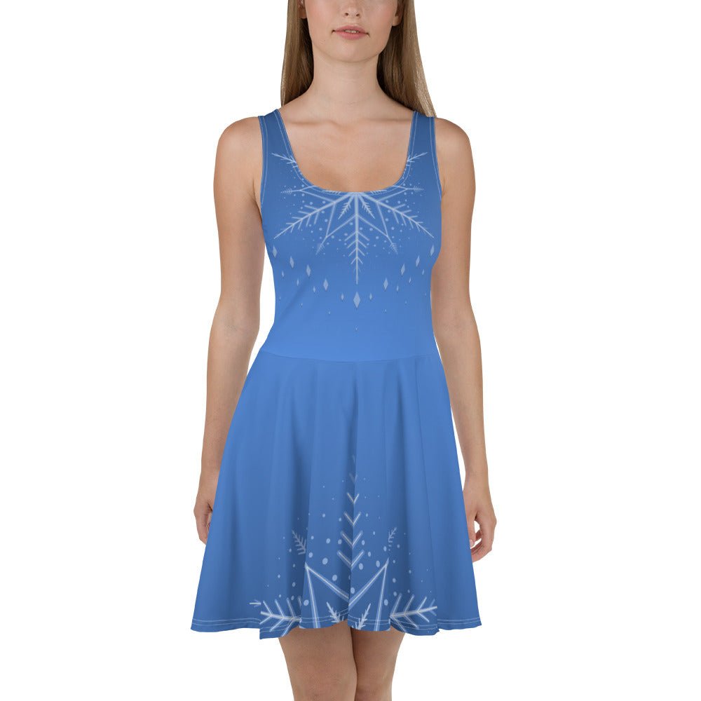 Elsa Christmas Skater Dress L