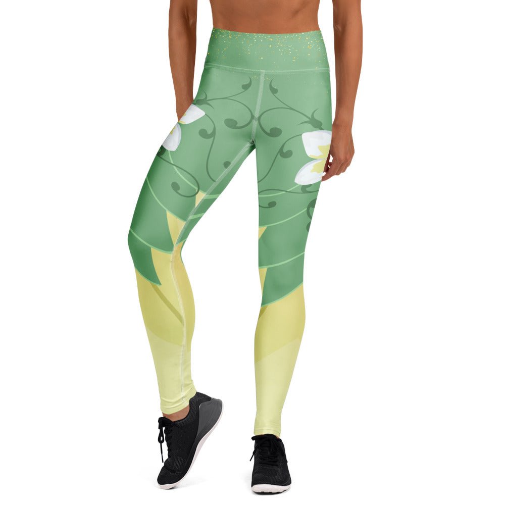 Emerald Bayou Princess - Inspired Athletic Leggings bayou princesscosplayWrong Lever Clothing