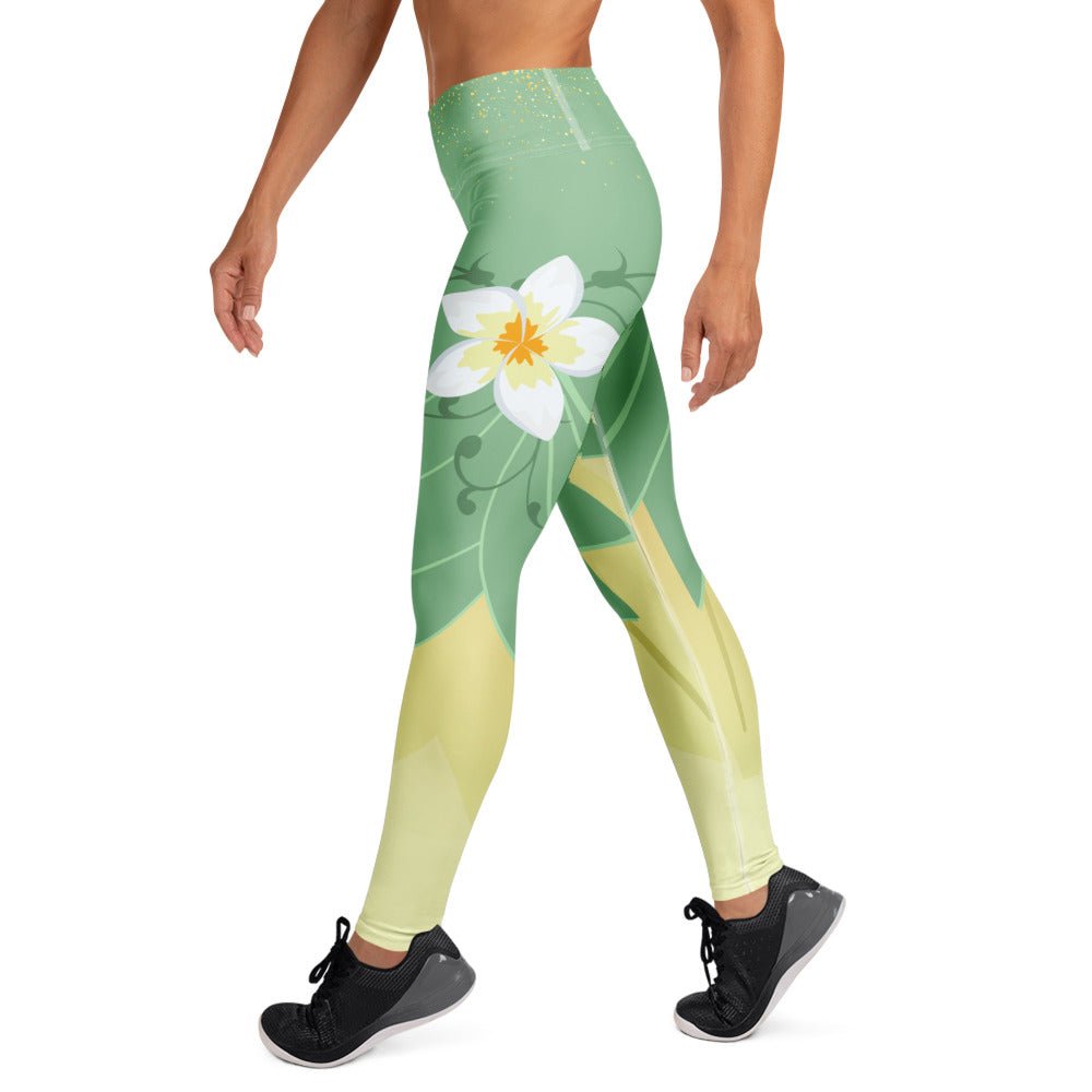 Emerald Bayou Princess - Inspired Athletic Leggings bayou princesscosplayWrong Lever Clothing