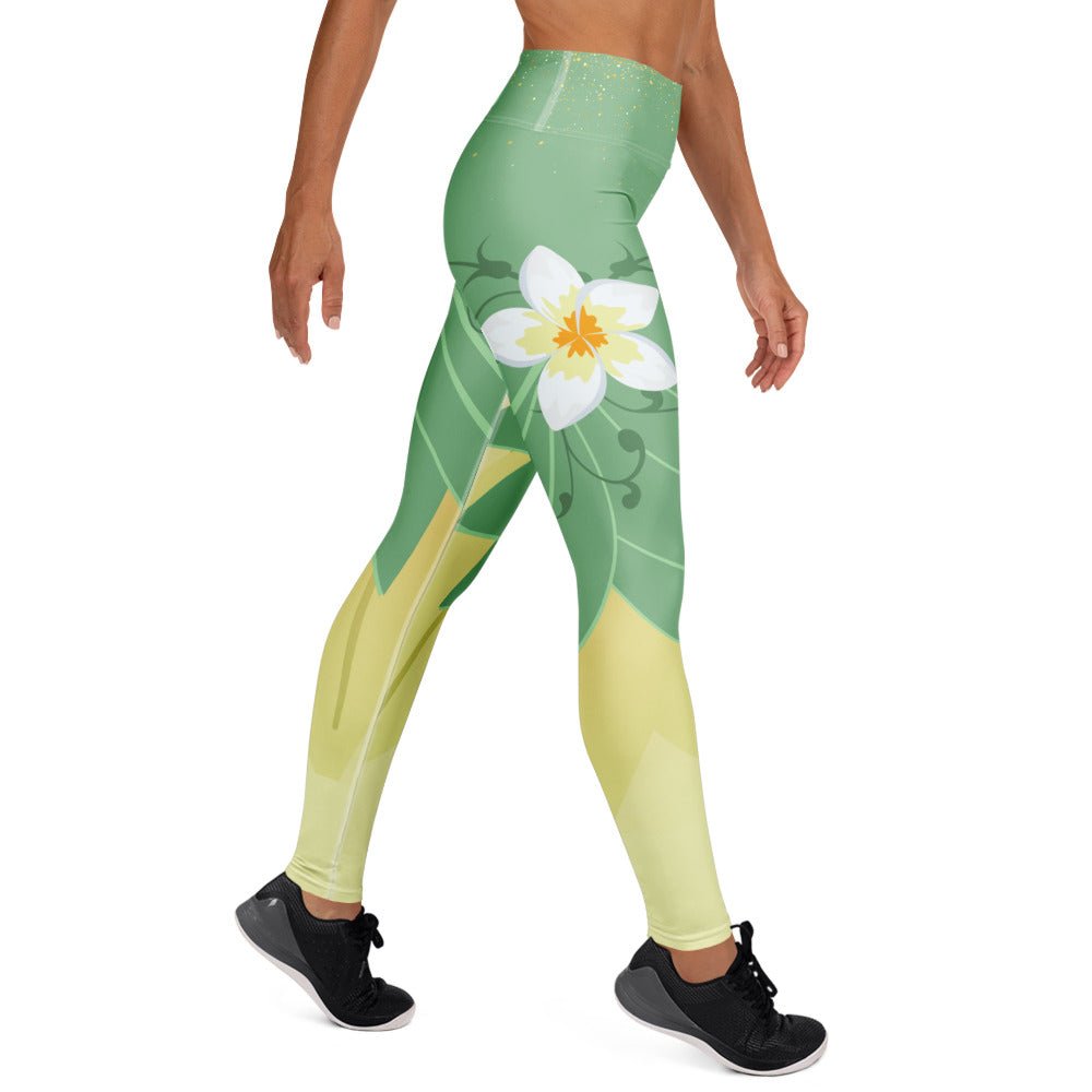 Emerald Bayou Princess - Inspired Athletic Leggings bayou princesscosplayWrong Lever Clothing
