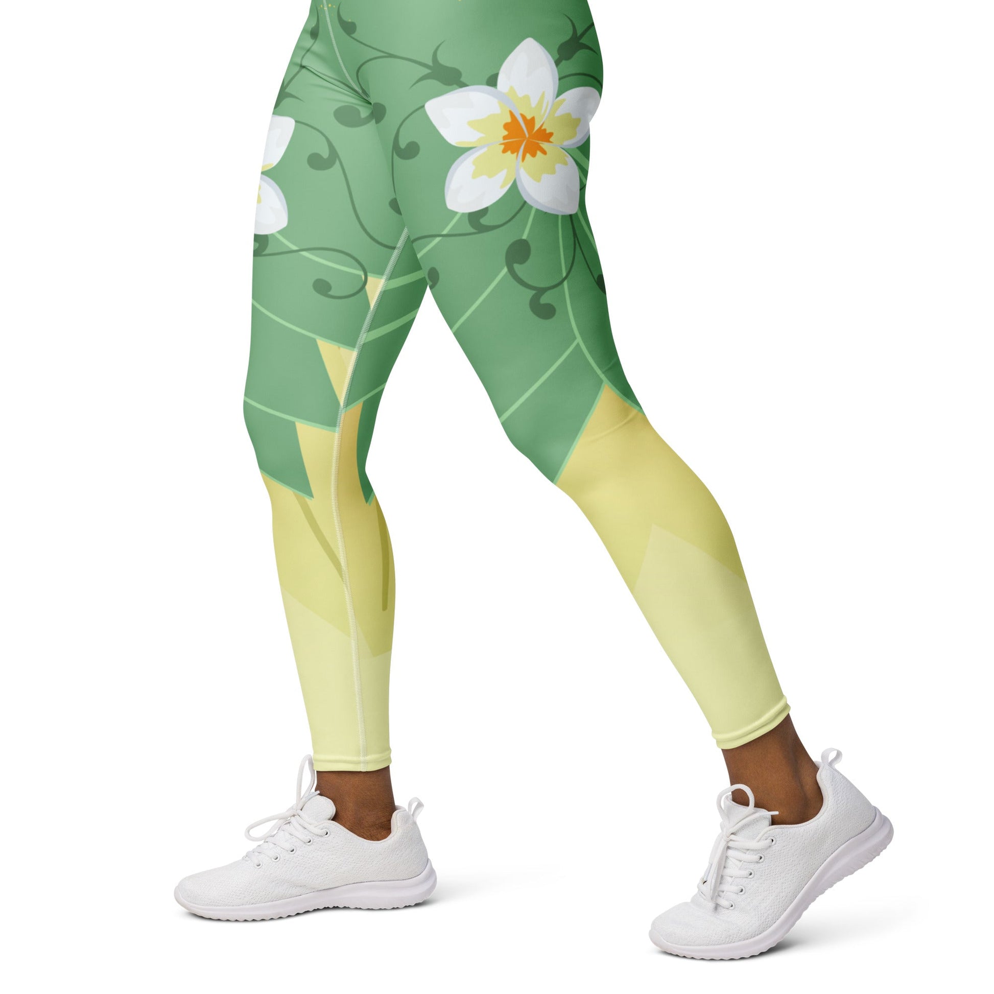 Emerald Bayou Princess - Inspired Athletic Leggings bayou princesscosplayWrong Lever Clothing