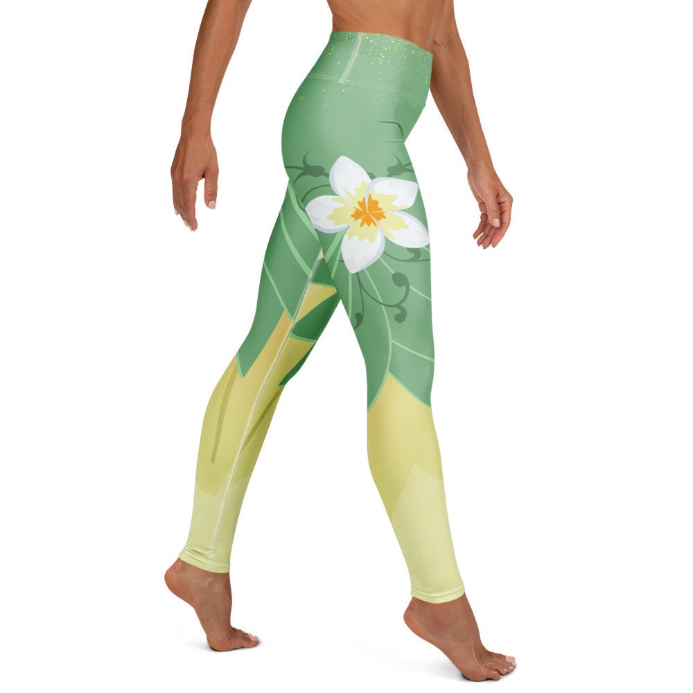 Emerald Bayou Princess - Inspired Athletic Leggings bayou princesscosplayWrong Lever Clothing