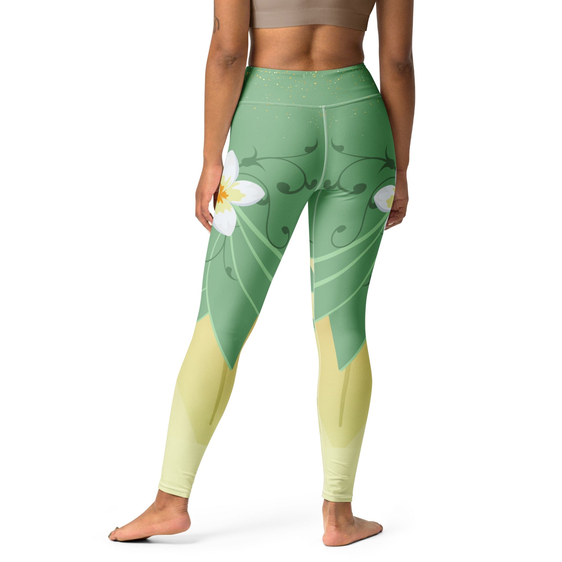 Emerald Bayou Princess - Inspired Athletic Leggings bayou princesscosplayWrong Lever Clothing