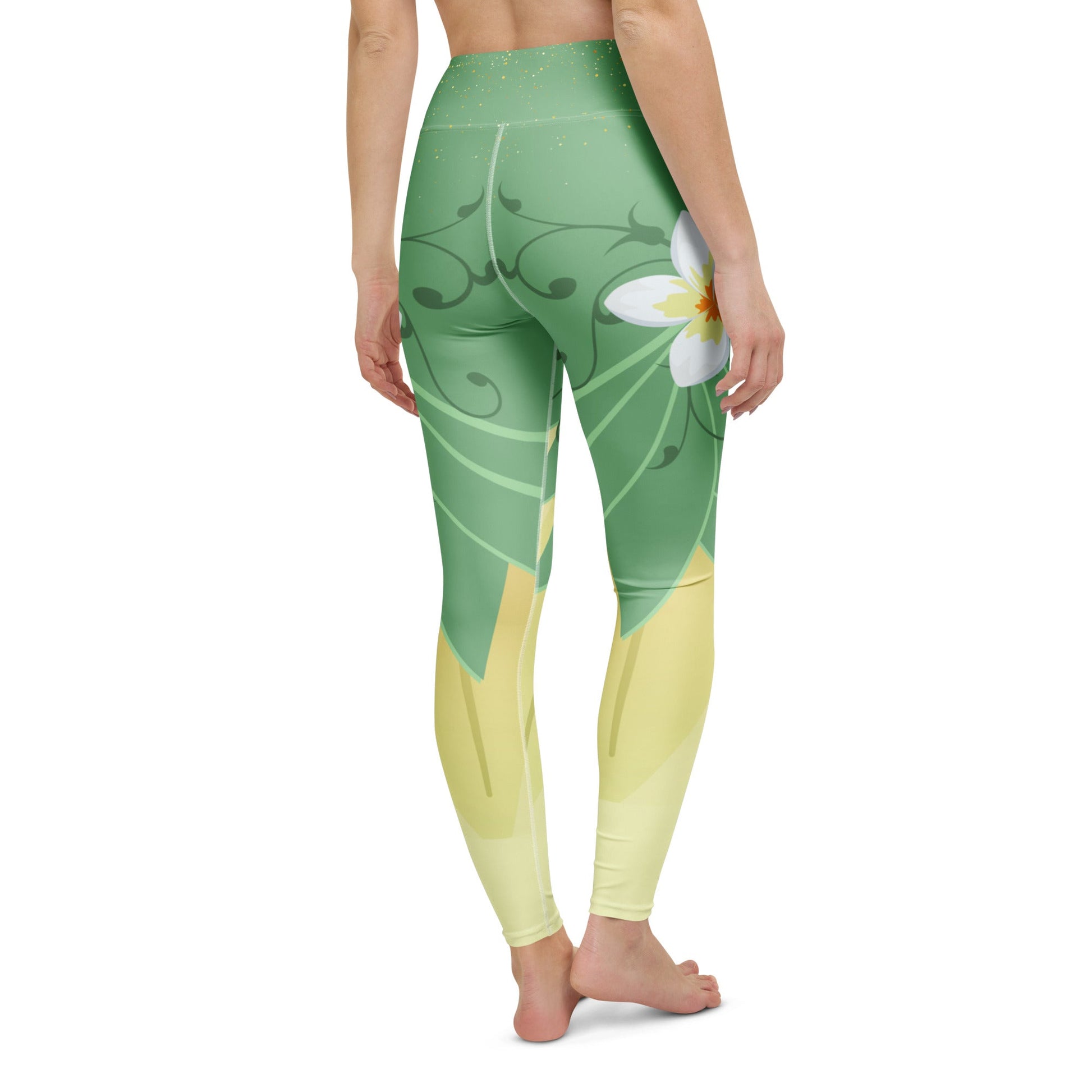 Emerald Bayou Princess - Inspired Athletic Leggings bayou princesscosplayWrong Lever Clothing