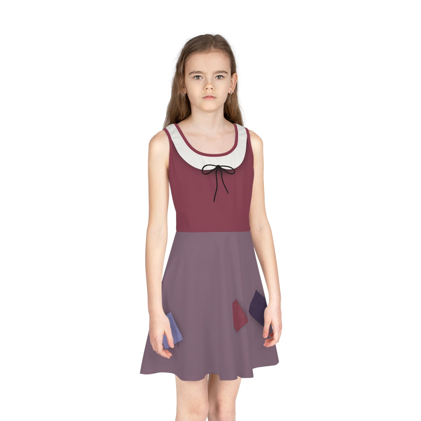 Enchanted Storybook Peasant Girls Skater Dress – Whimsical Fairytale Style disney adultdisney dressAll Over PrintsWrong Lever Clothing