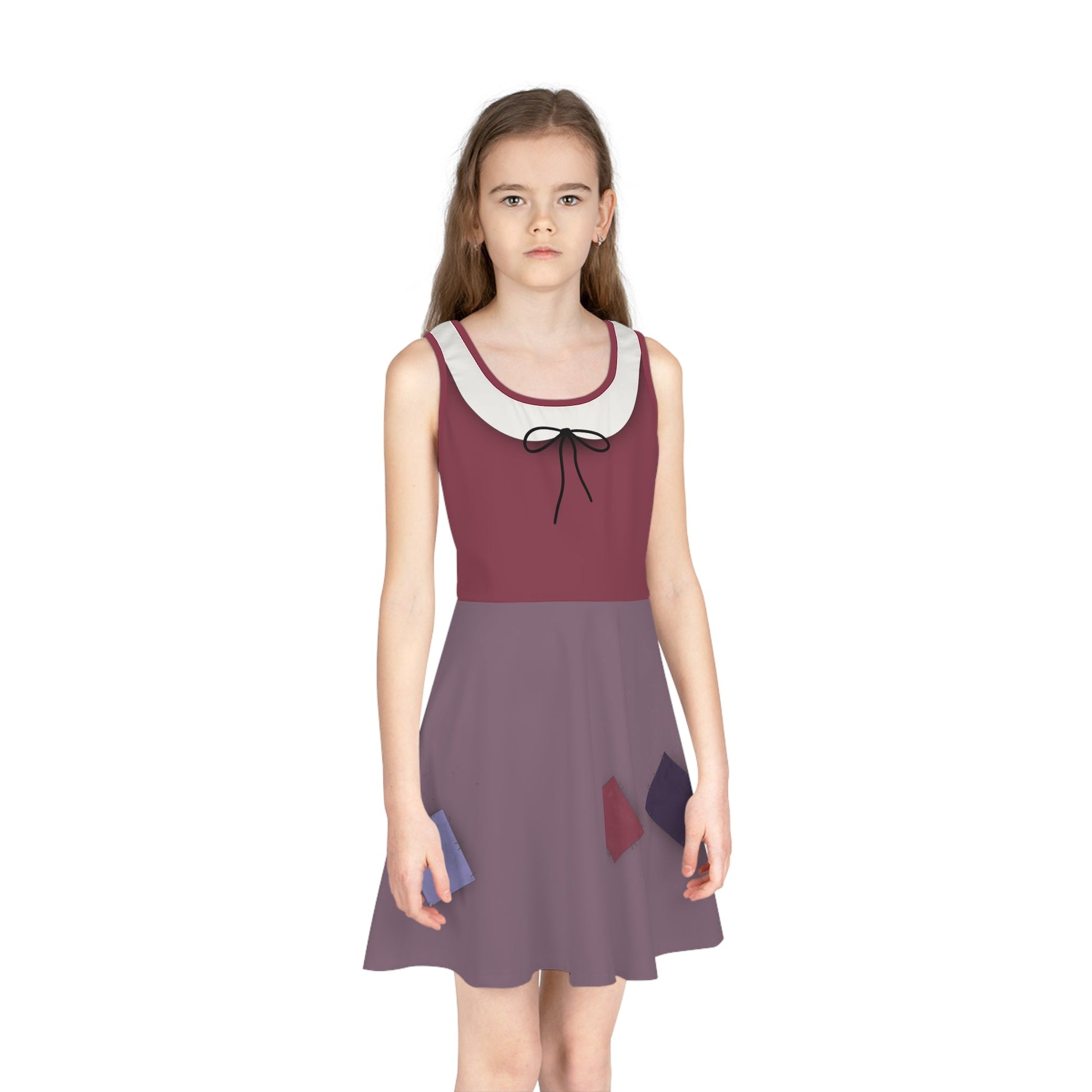 Enchanted Storybook Peasant Girls Skater Dress – Whimsical Fairytale Style disney adultdisney dressAll Over PrintsWrong Lever Clothing