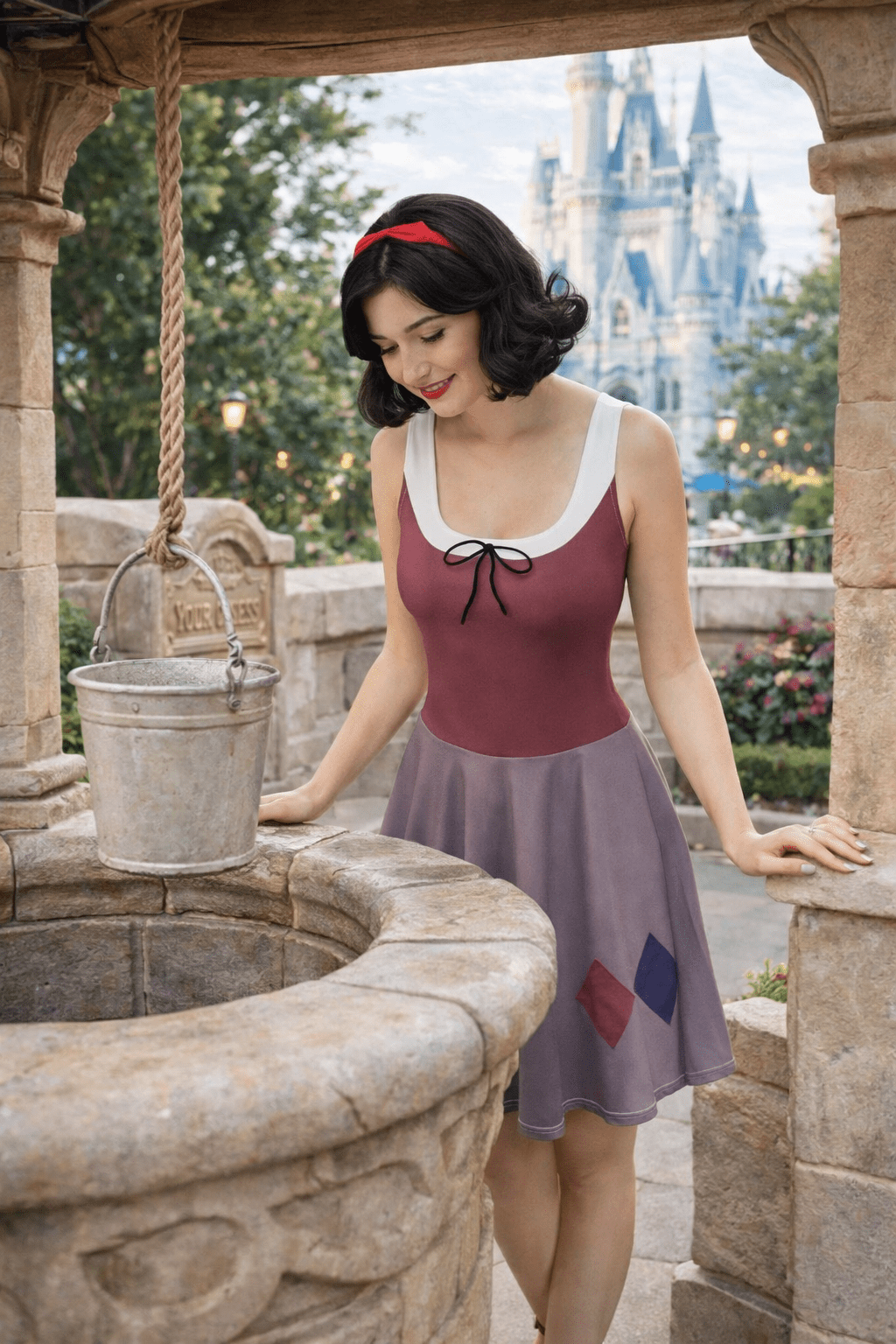 Enchanted Storybook Peasant Skater Dress – Whimsical Fairytale Style All Over PrintcosplayWrong Lever Clothing