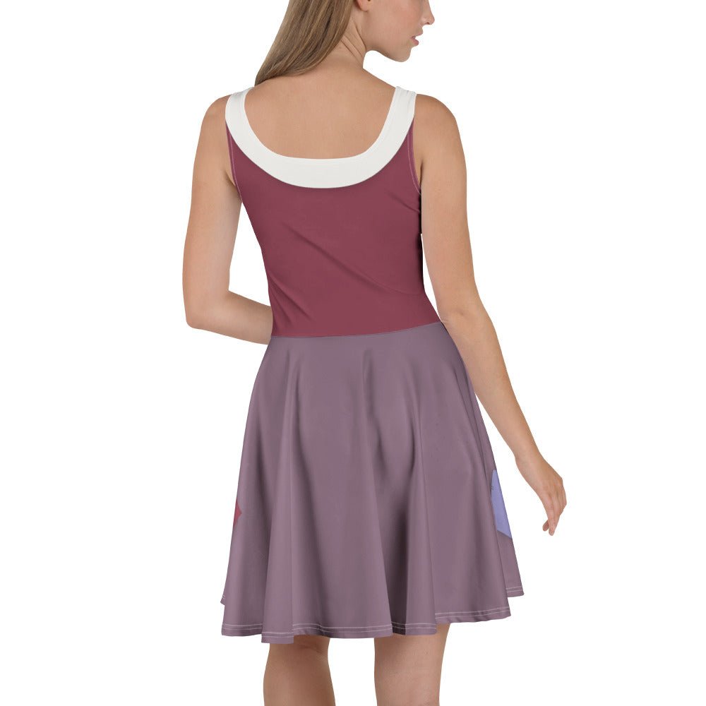 Enchanted Storybook Peasant Skater Dress – Whimsical Fairytale Style All Over PrintcosplayWrong Lever Clothing