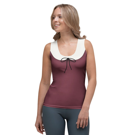 Enchanted Storybook Peasant Tank Top – Whimsical Fairytale Style adult snow whitecosplayWrong Lever Clothing