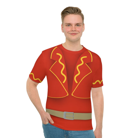 Festive Rooster Graphic Tee | Mariachi Inspired Shirt | Colorful Fiesta Character Shirt | Theme Park Outfit bold graphic teecolorful graphic teeAll Over PrintsWrong Lever Clothing