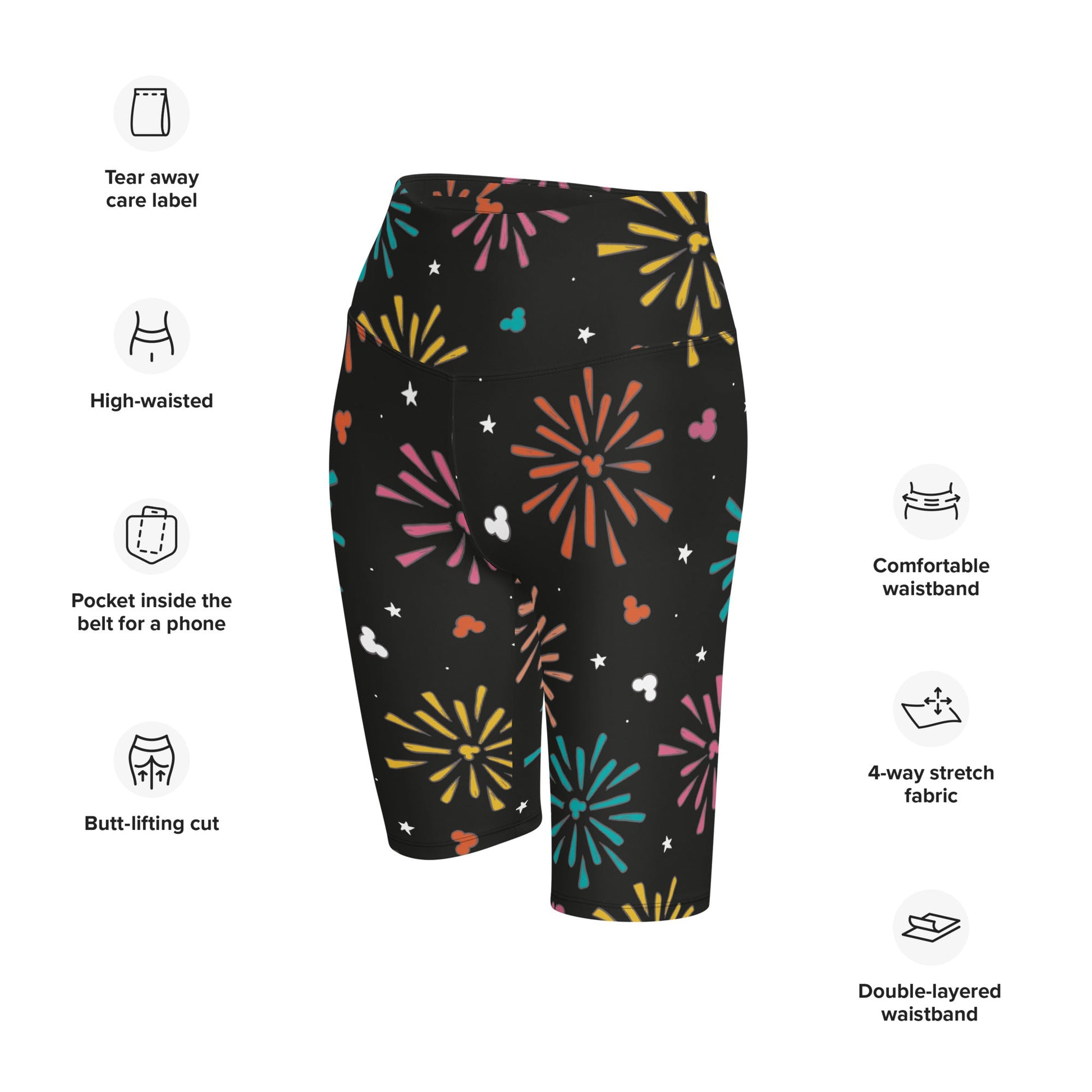 Firework Ears Biker Shorts cosplaydisney biker shortsWrong Lever Clothing