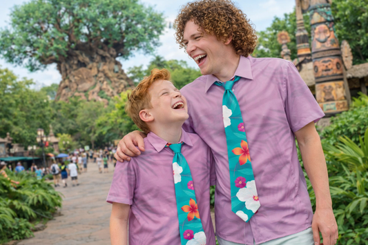 Fox - Inspired Tropical Button - Up Shirt – Orange Hawaiian Shirt – Character - Inspired Vacation Shirt – Park Outfit All Over PrintcosplayWrong Lever Clothing