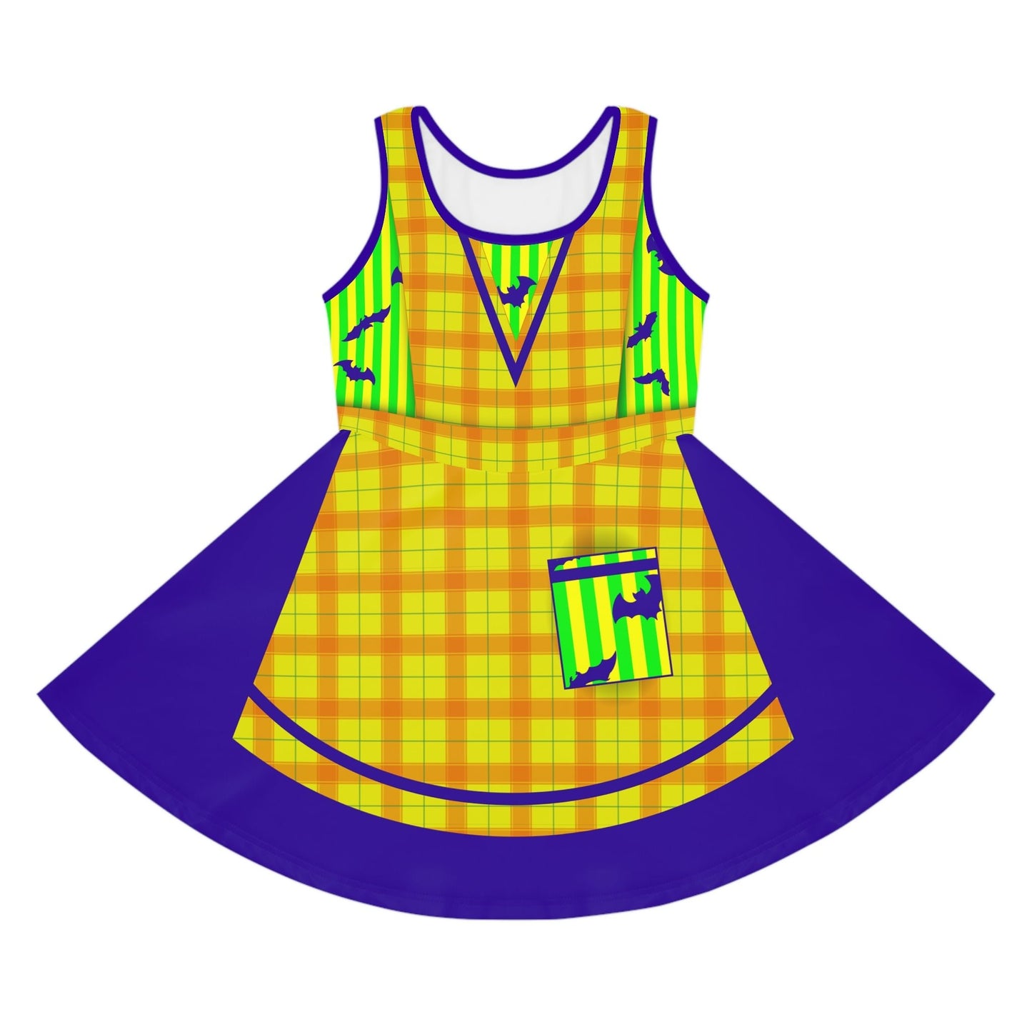 Girls Halloween Party Cast Member Inspired Dress active disney familyadult disney halloweenAll Over PrintsWrong Lever Clothing