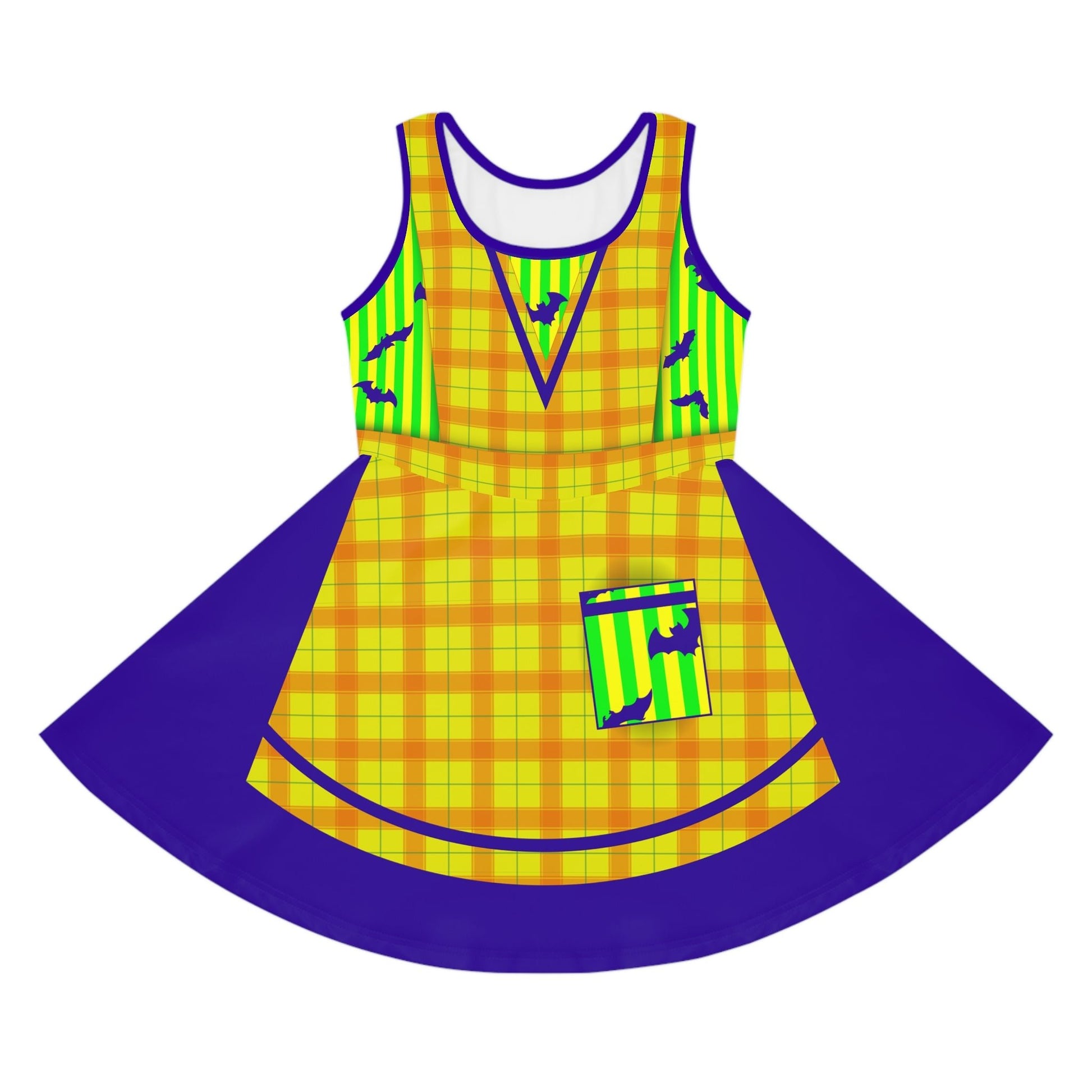 Girls Halloween Party Cast Member Inspired Dress active disney familyadult disney halloweenAll Over PrintsWrong Lever Clothing