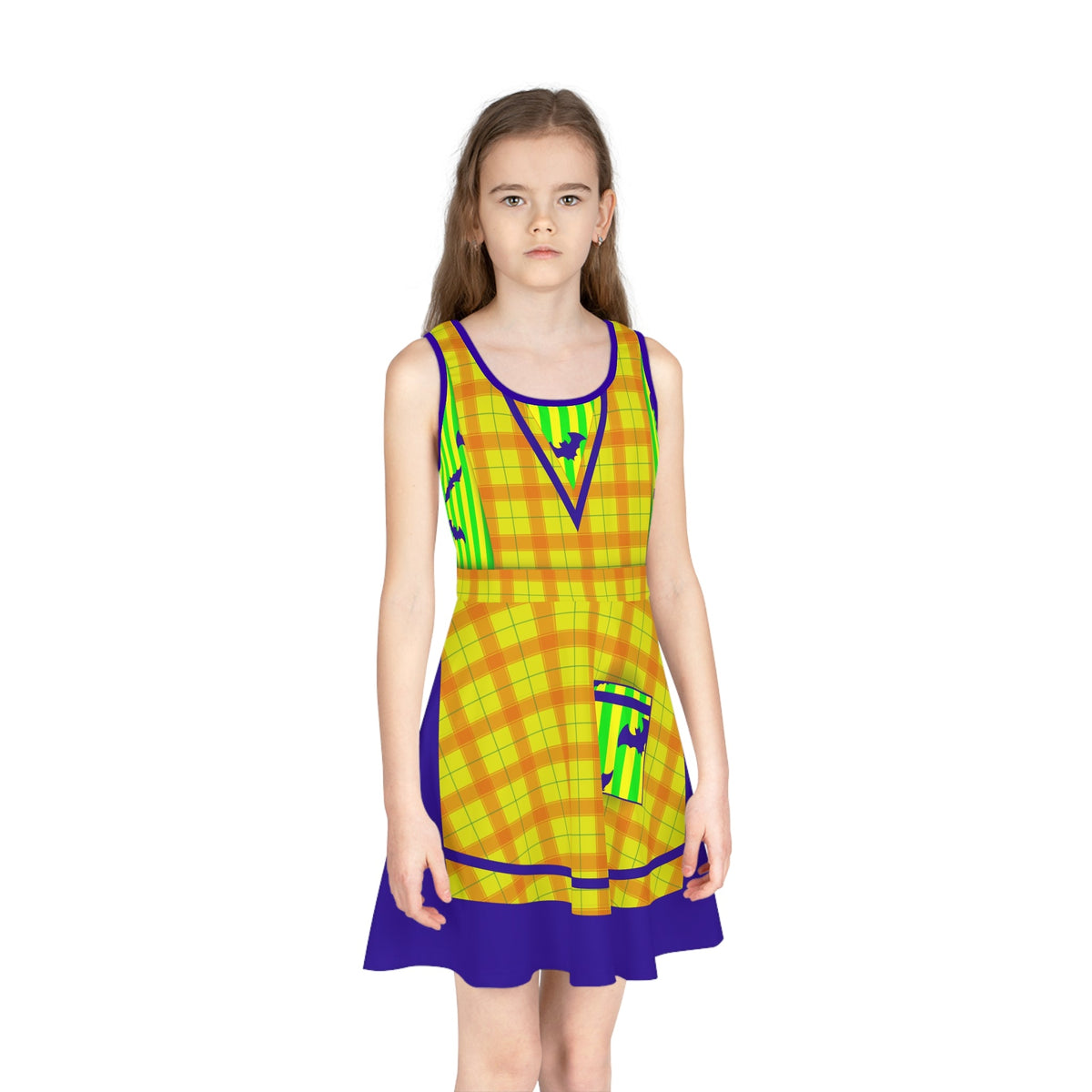 Girls Halloween Party Cast Member Inspired Dress active disney familyadult disney halloweenAll Over PrintsWrong Lever Clothing