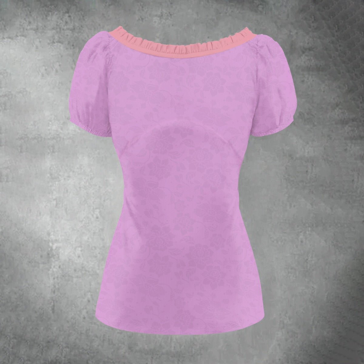 Golden Tower Puff Sleeve Blouse – Lavender Pleated Princess Top adult tangleddisney cosplayWrong Lever Clothing