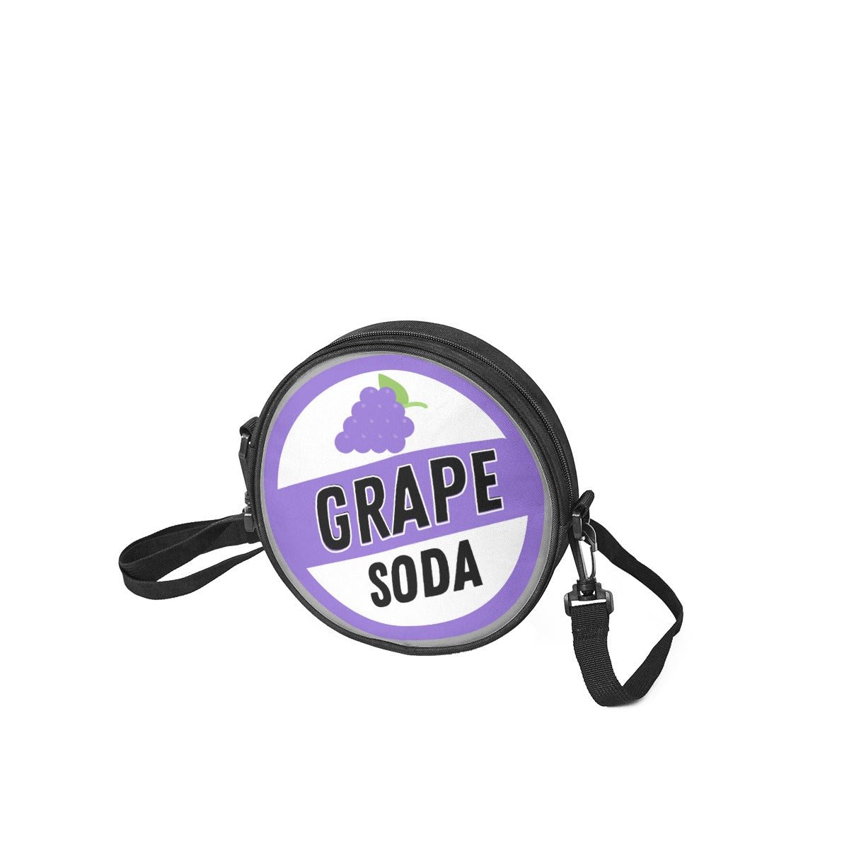 Grape Soda Pin Round Satchel Bags Wrong Lever Clothing