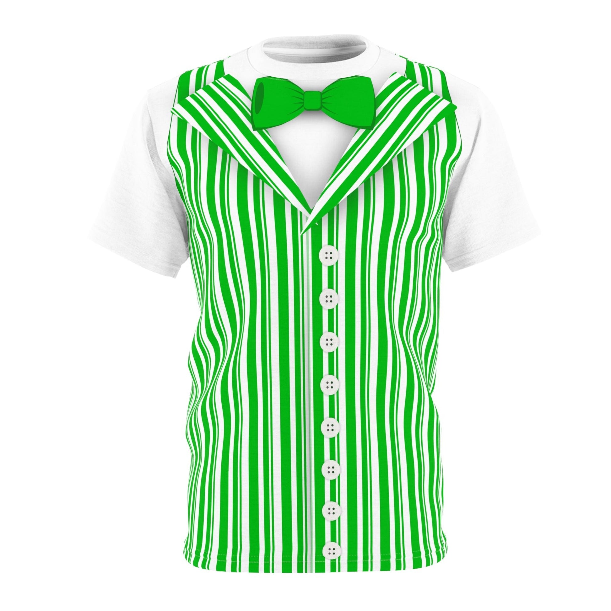 Green Dapper Day Main St Magic Inspired Unisex short sleeve shirt - Bounding Main St USA Style adult disney halloweenadult halloweenAll Over PrintsWrong Lever Clothing
