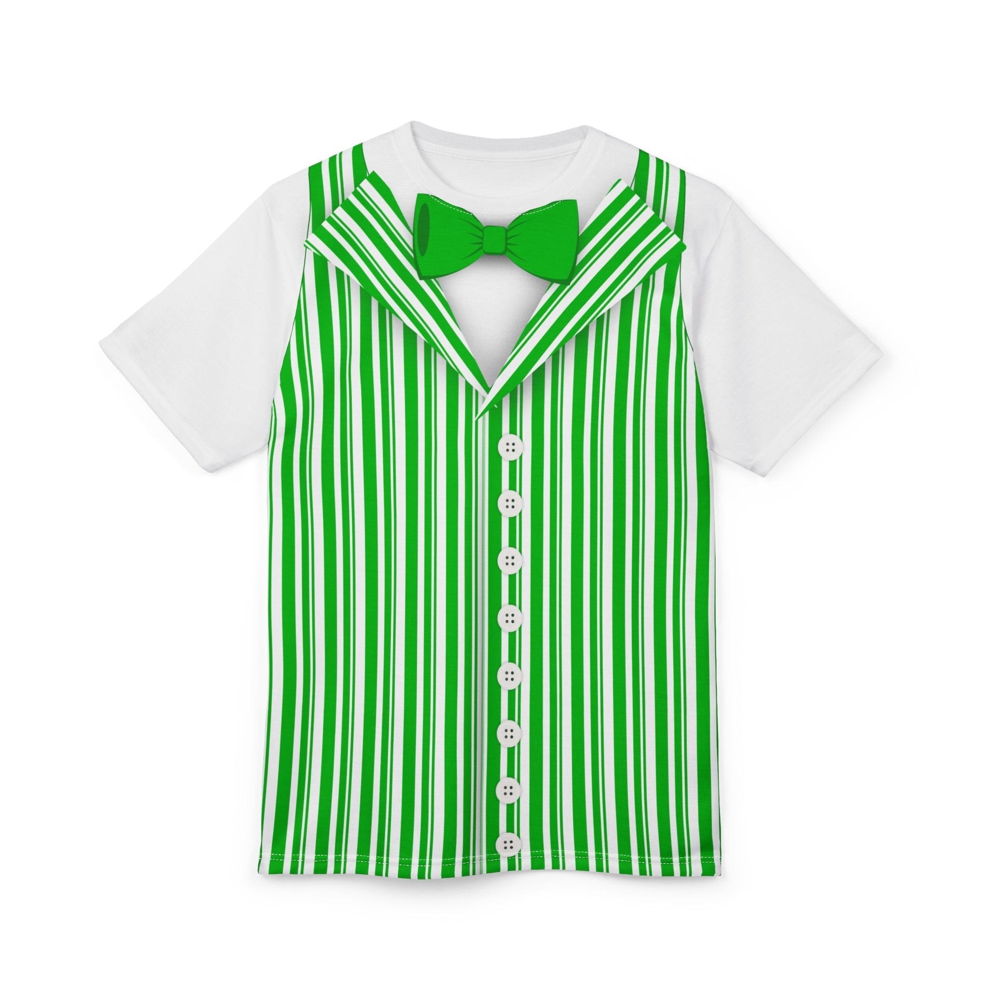 Green Dapper Day Main St Magic Inspired Unisex short sleeve shirt - Bounding Main St USA Style adult disney halloweenadult halloweenAll Over PrintsWrong Lever Clothing