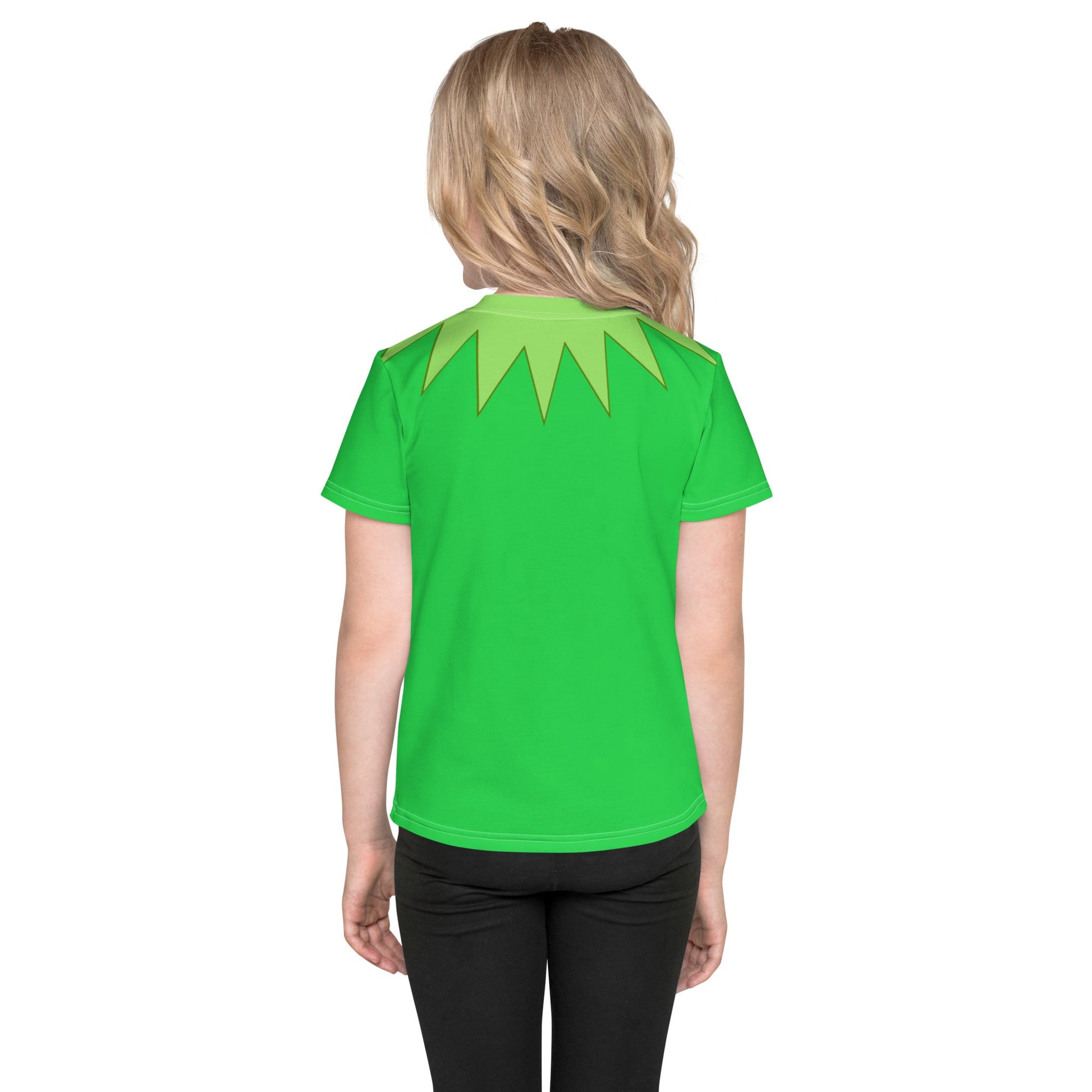 Green Frog Puppet Kids crew neck t-shirt disney boundingdisney cosplayWrong Lever Clothing