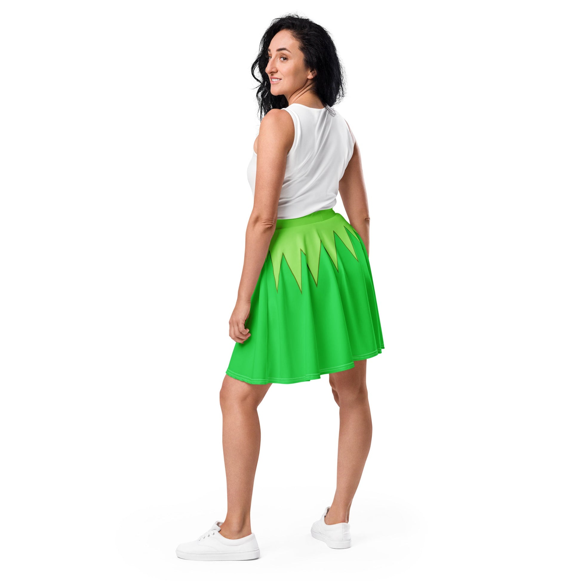 Green Frog Puppet Skater Skirt disney boundingdisney cosplayWrong Lever Clothing