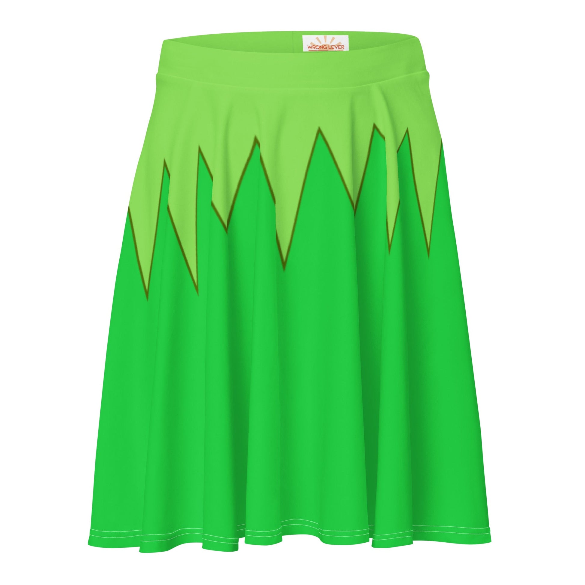 Green Frog Puppet Skater Skirt disney boundingdisney cosplayWrong Lever Clothing