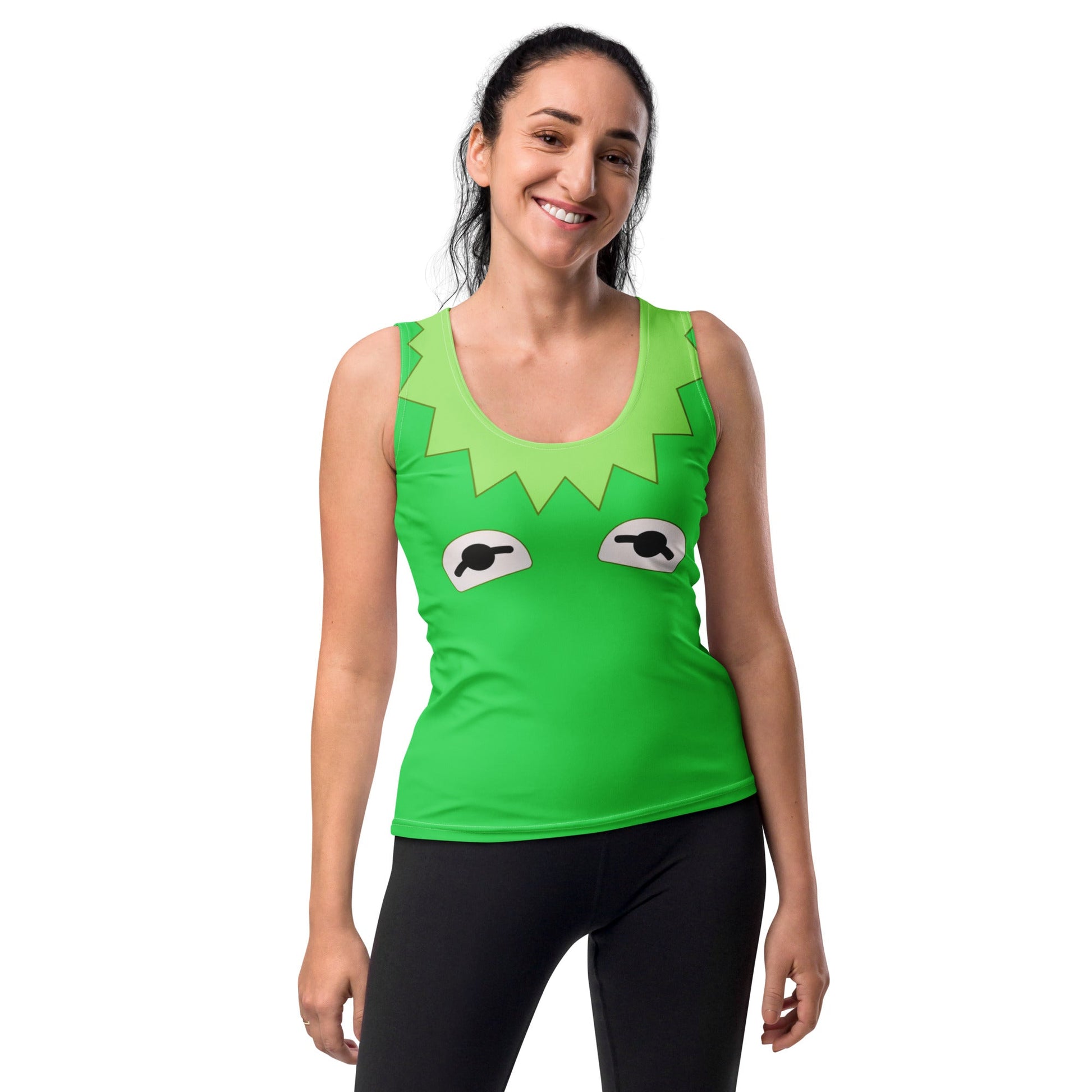 Green Frog Puppet Tank Top disney boundingdisney cosplayWrong Lever Clothing