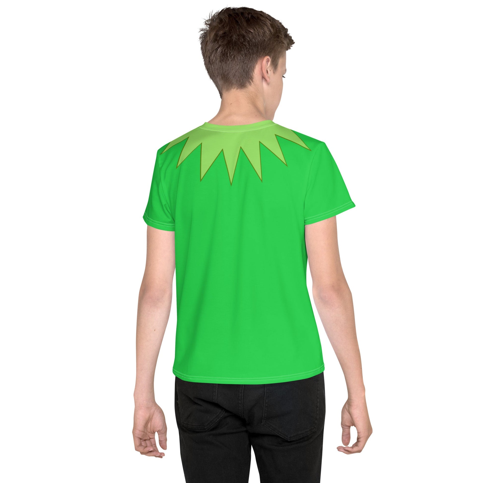 Green Frog Puppet Youth crew neck t-shirt disney boundingdisney cosplayWrong Lever Clothing