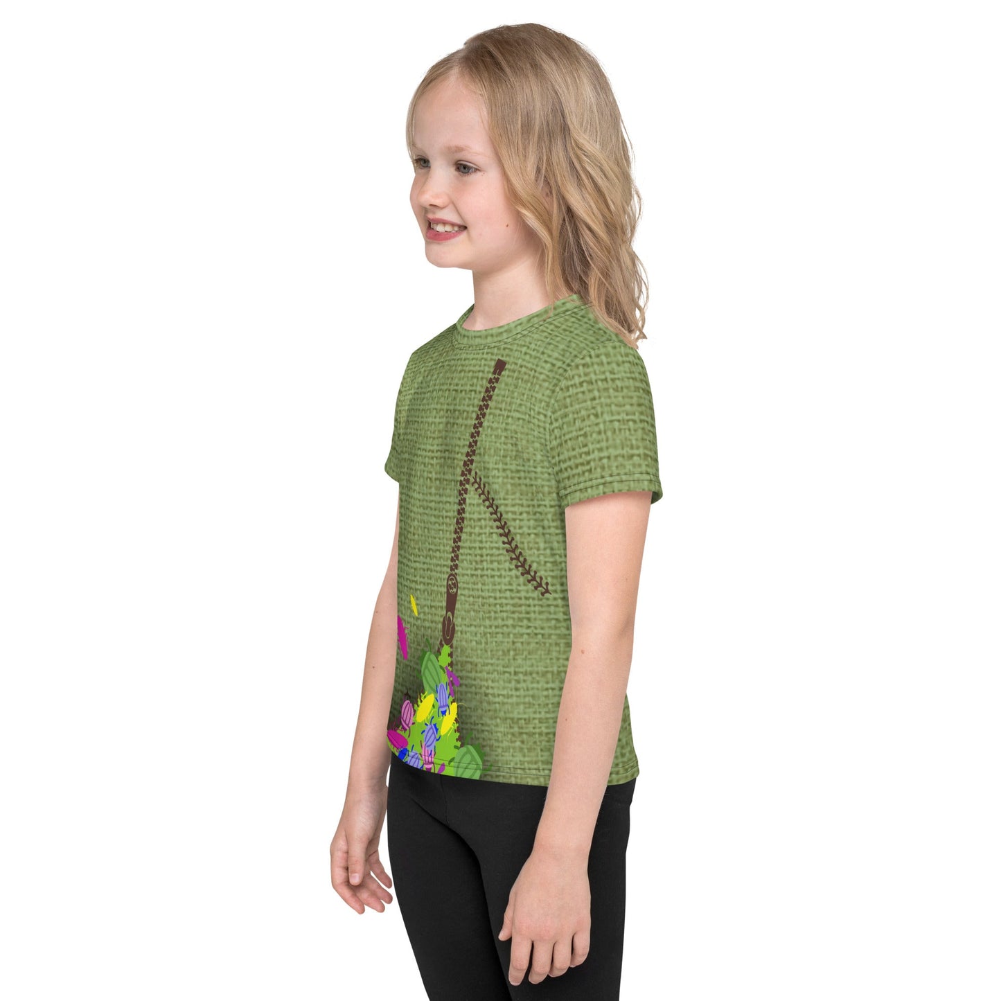 Green Oogie Boogie Kids crew neck t - shirt christmascosplayWrong Lever Clothing