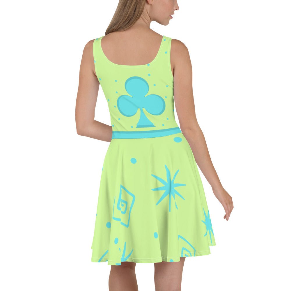 Green Teacup Skater Dress alice dressDisney dressWrong Lever Clothing