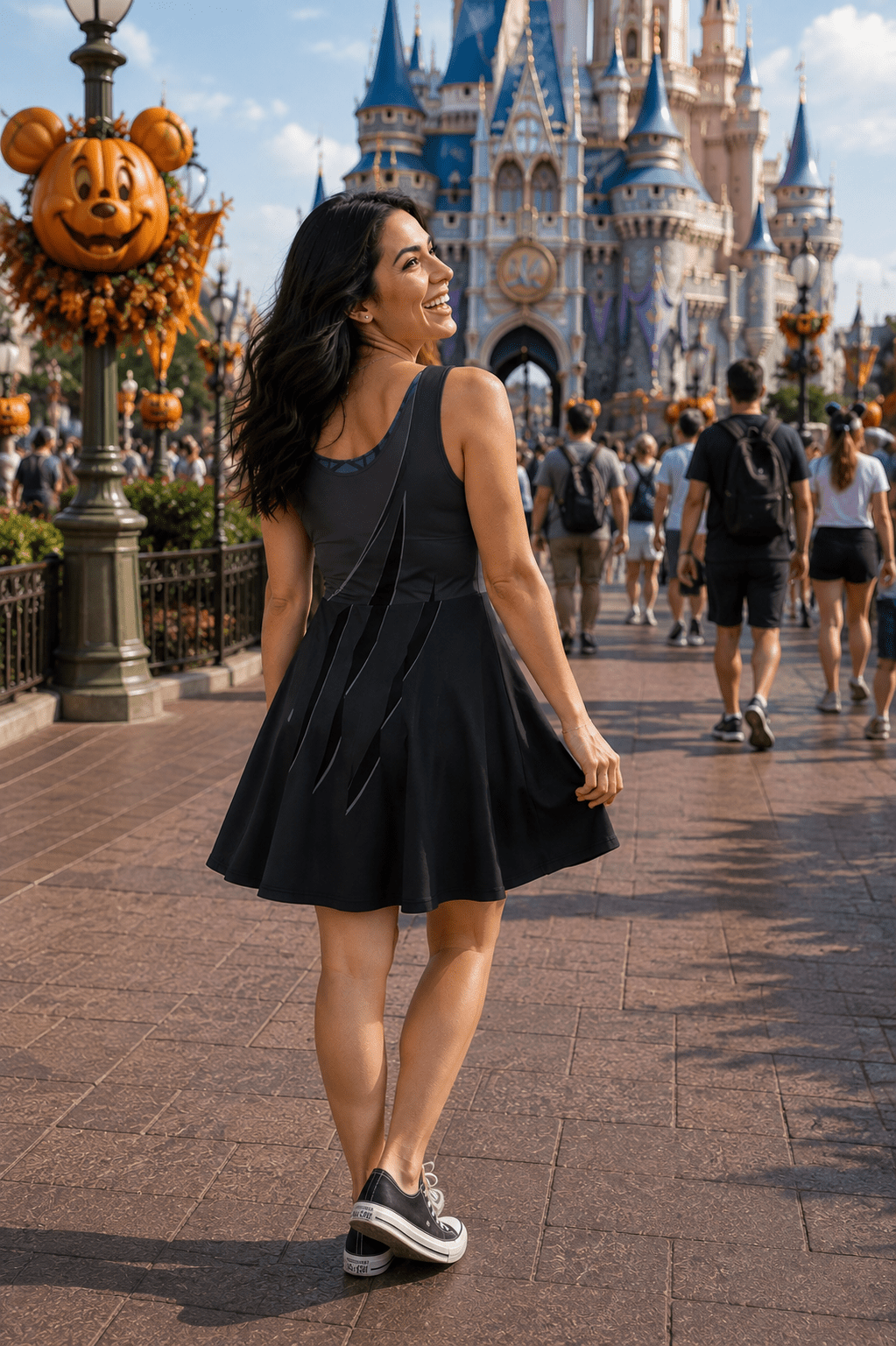 Hades Hercules Skater Dress adult disney villaindisney adult dressSkater DressWrong Lever Clothing