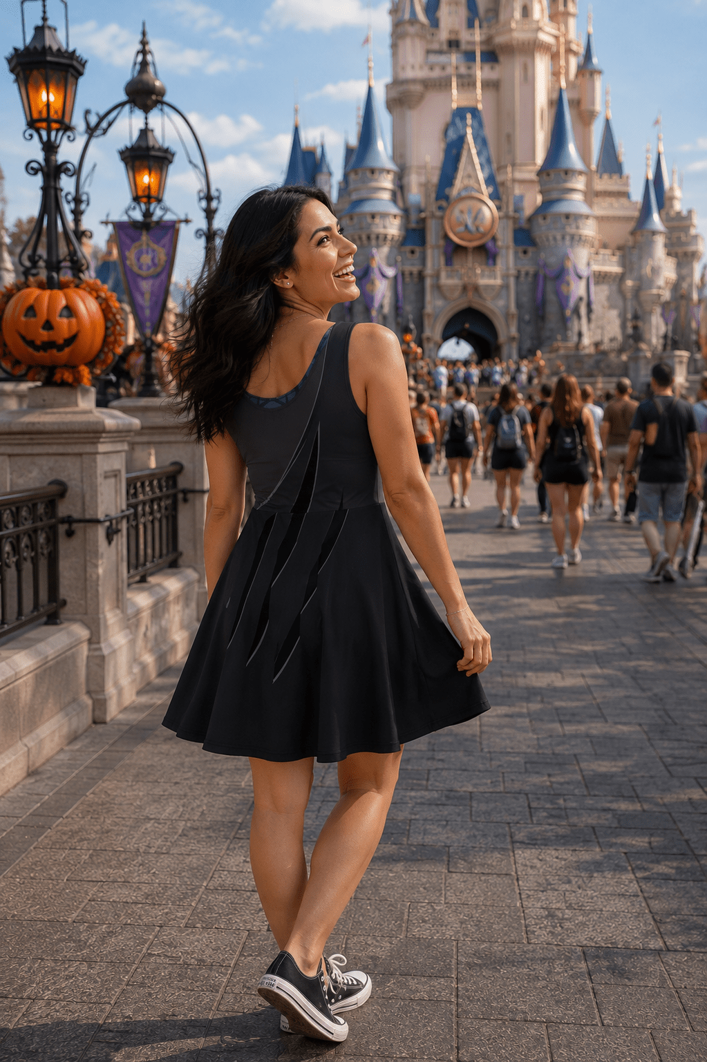 Hades Hercules Skater Dress adult disney villaindisney adult dressSkater DressWrong Lever Clothing
