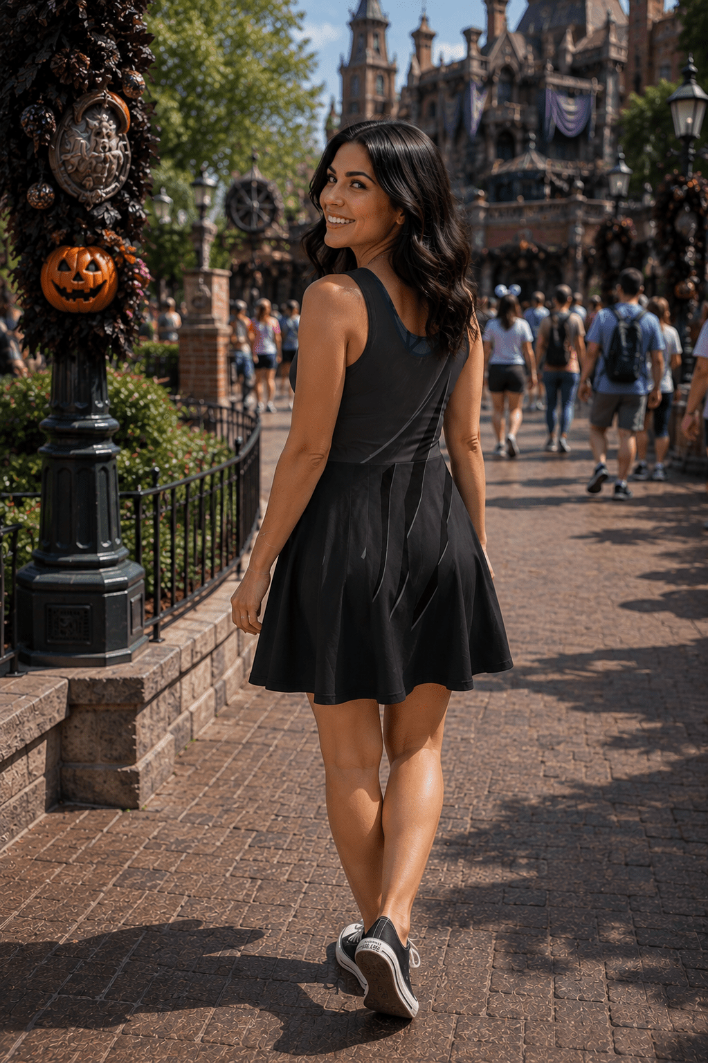 Hades Hercules Skater Dress adult disney villaindisney adult dressSkater DressWrong Lever Clothing