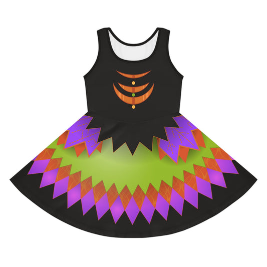 Halloween Mouse 2024 Girls' Sleeveless Sundress All Over PrintAOPkids dressWrong Lever Clothing