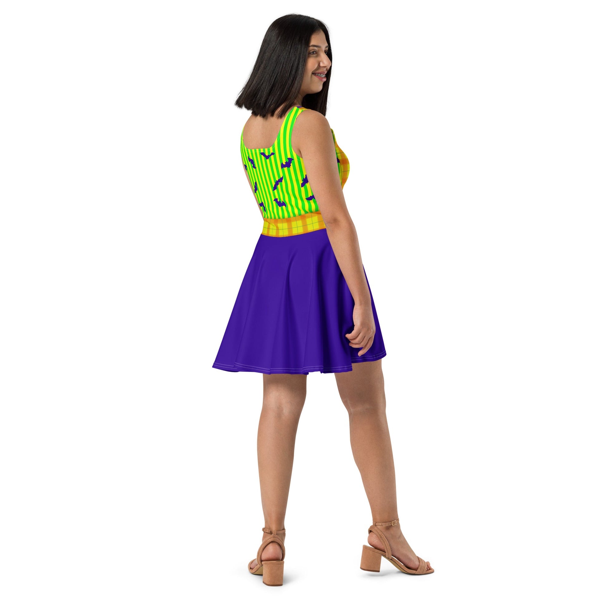 Halloween Party Cast Member Inspired Skater Dress disney adultdisney costumeWrong Lever Clothing