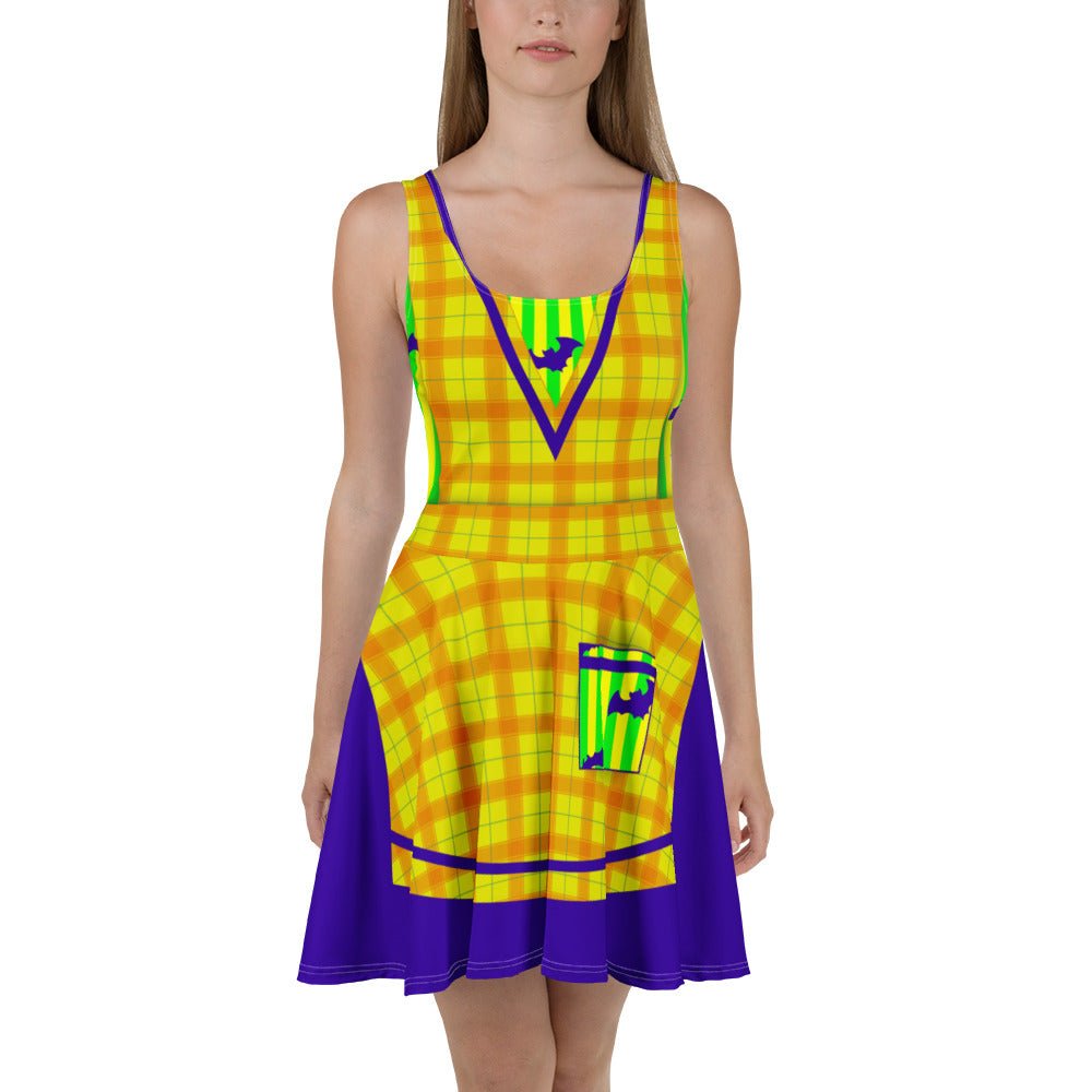Halloween Party Cast Member Inspired Skater Dress disney adultdisney costumeWrong Lever Clothing
