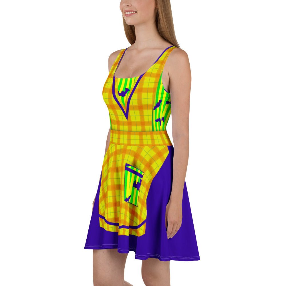 Halloween Party Cast Member Inspired Skater Dress disney adultdisney costumeWrong Lever Clothing