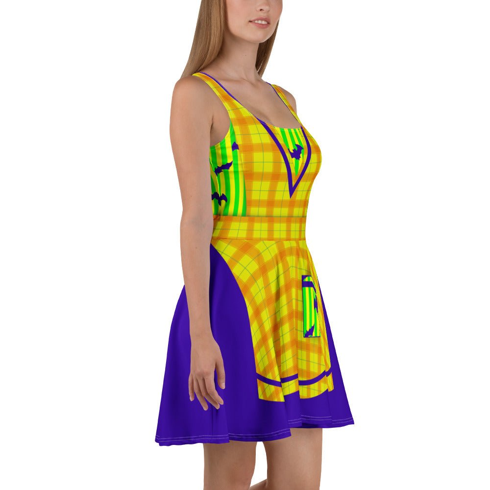 Halloween Party Cast Member Inspired Skater Dress disney adultdisney costumeWrong Lever Clothing