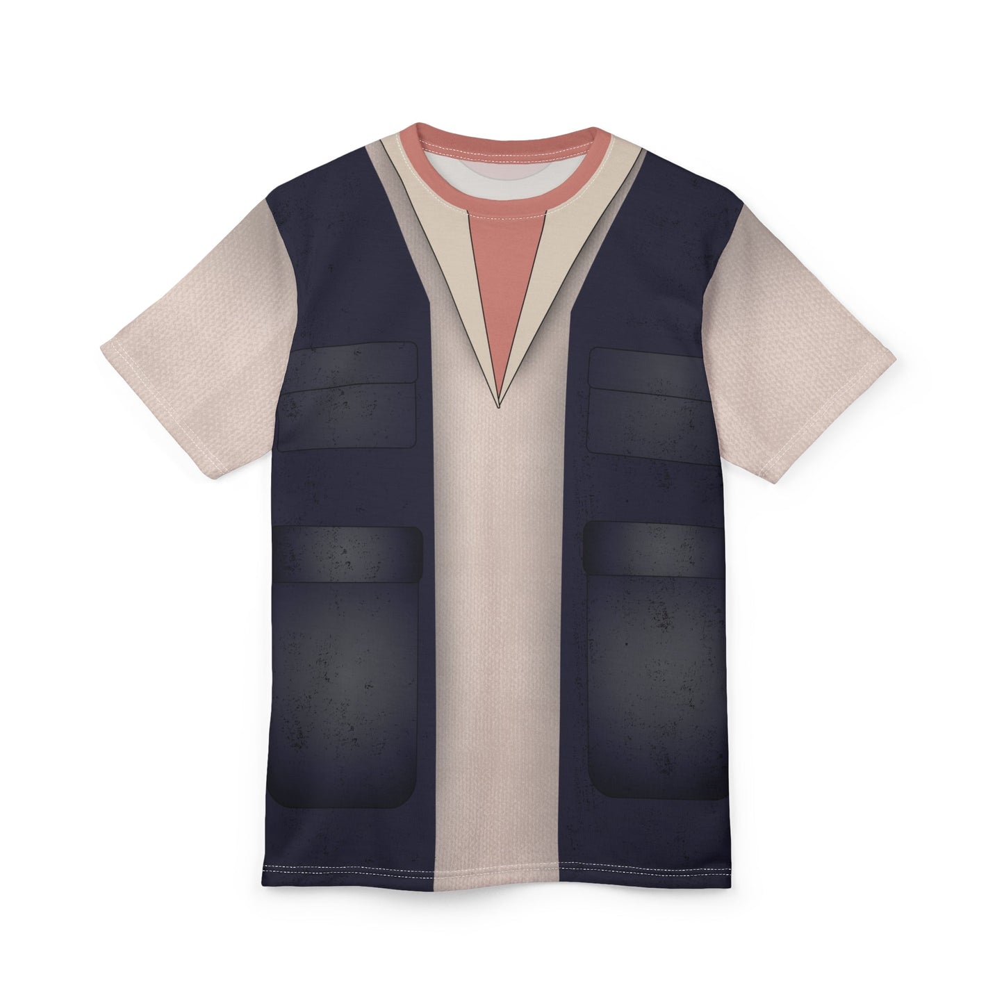 Hans inspired Cosplay Tee - bounding, fandom, Star fighter style cosplaycosplay expoAll Over PrintsWrong Lever Clothing