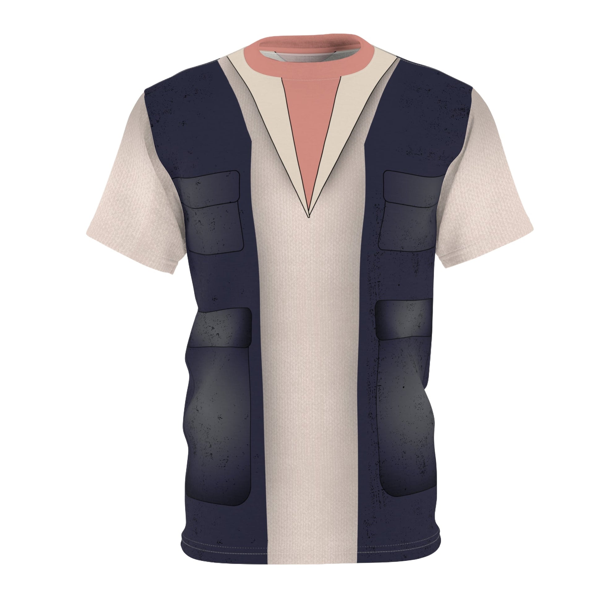 Hans inspired Cosplay Tee - bounding, fandom, Star fighter style cosplaycosplay expoAll Over PrintsWrong Lever Clothing