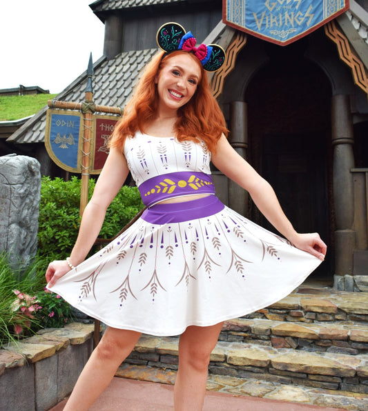 Harvest Anna Skater Skirt anna frozen 2anna skirtWrong Lever Clothing