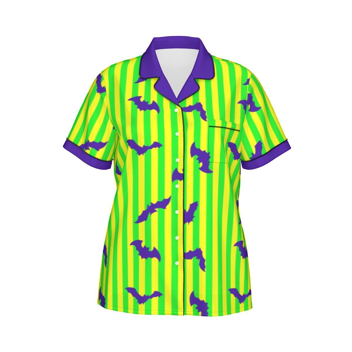 Haunted Halloween Party Adult Pajama Set cosplaydisney adultWrong Lever Clothing