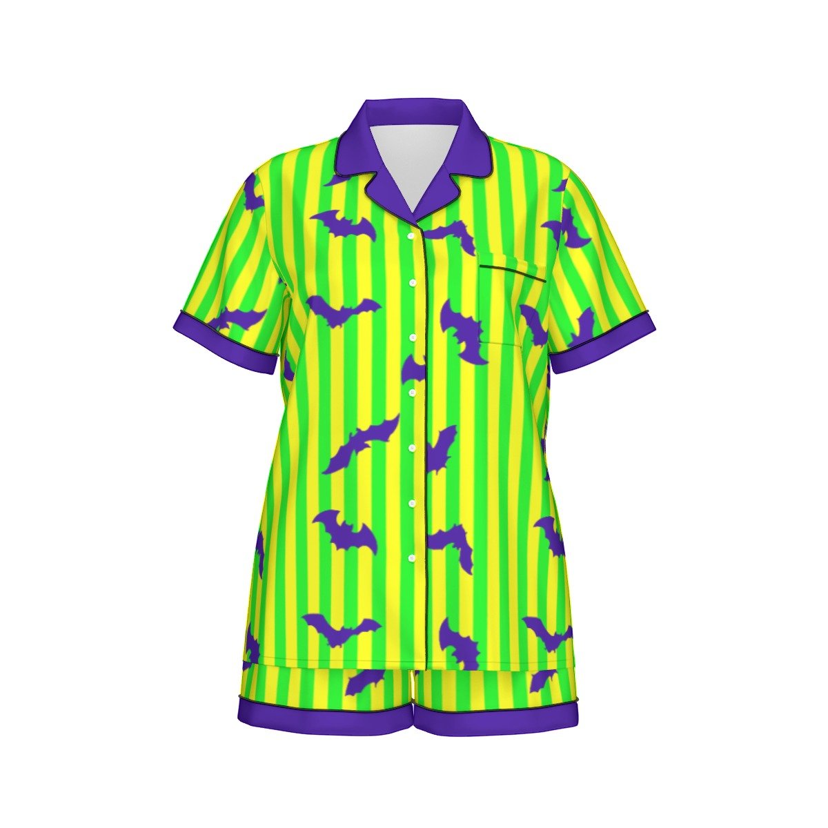 Haunted Halloween Party Adult Pajama Set cosplaydisney adultWrong Lever Clothing