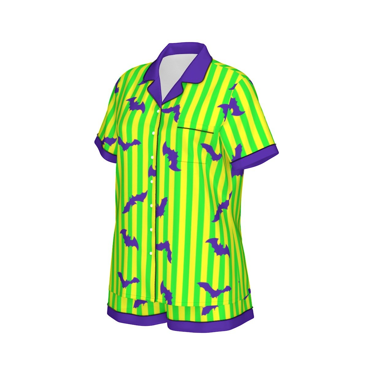 Haunted Halloween Party Adult Pajama Set cosplaydisney adultWrong Lever Clothing